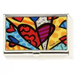Astuccio in metallo per biglietti da visita / sigarette "a new day" - Romero Britto