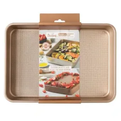 Stampo rettangolare rose gold line Cm.34,7x24,5x5,5h - Decora