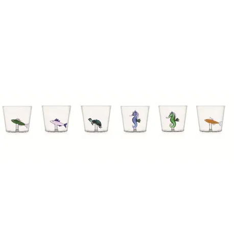 Marine Garden, Set 6 tumbler assortiti new - Ichendorf