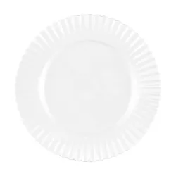 Bellavista, Piatto piano Cm. 26 - La Porcellana Bianca