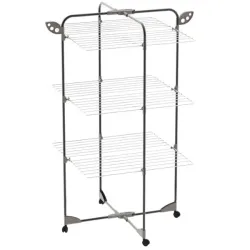 Stendibiancheria torre sharm 3 piani silver