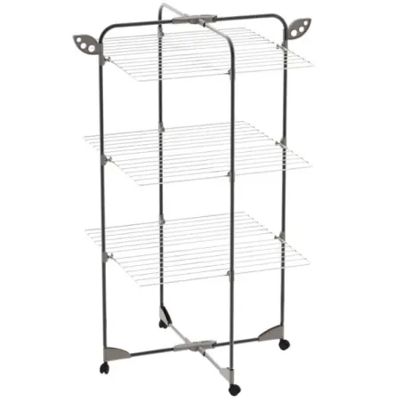 Stendibiancheria torre sharm 3 piani silver