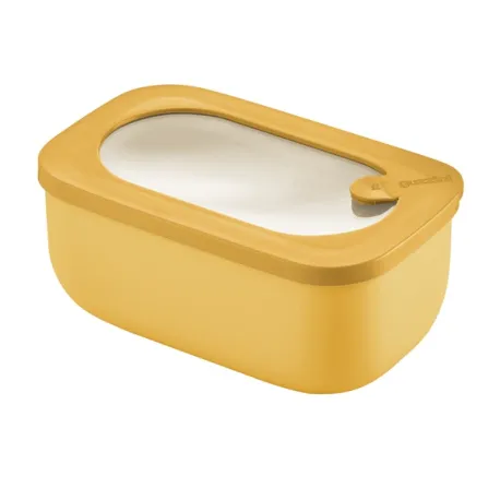 Contenitore rettangolare Cc.900 'store&more bio' giallo mango - Guzzini