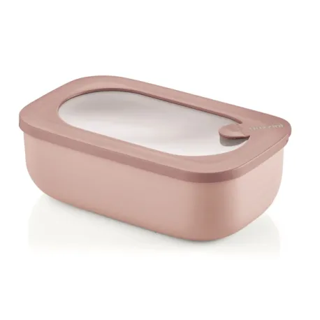 Contenitore rettangolare Cc.900 'store&more bio' rosa fiori di pesco - Guzzini