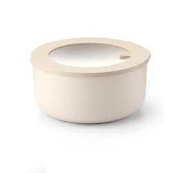 Contenitore ermetico tondo l 'store&more bio' argilla scuro - Guzzini