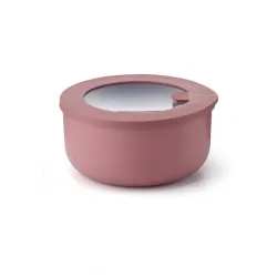 Contenitore ermetico tondo m 'store&more bio' rosso malva - Guzzini