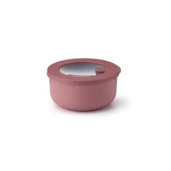 Contenitore ermetico tondo s 'store&more bio' rosso malva - Guzzini