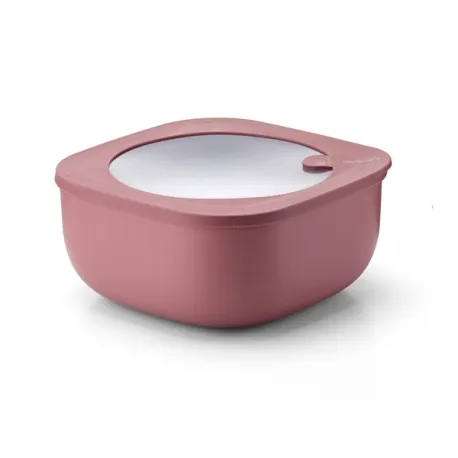 Contenitore basso Cc.1900 'store&more bio' rosso malva - Guzzini