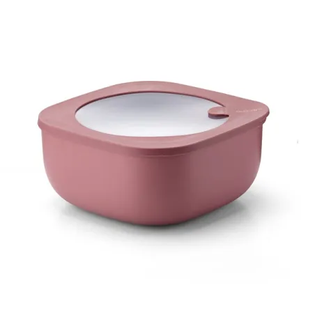 Contenitore basso Cc.1900 'store&more bio' rosso malva - Guzzini