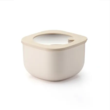 Contenitore alto Cc.1550 'store&more bio' argilla scuro - Guzzini