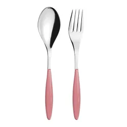 Posate a servire 'feeling' rosa profondo - Guzzini