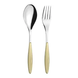 Posate a servire 'feeling' sabbia - Guzzini