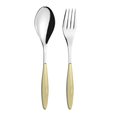 Posate a servire 'feeling' sabbia - Guzzini