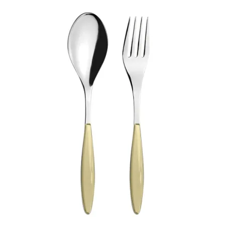 Posate a servire 'feeling' sabbia - Guzzini