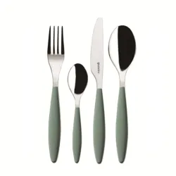 Set 24 pcs posate 'feeling' verde laguna - Guzzini