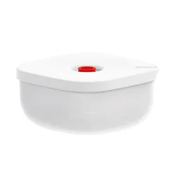 Contenitore sottovuoto basso 'M' bianco - Guzzini
