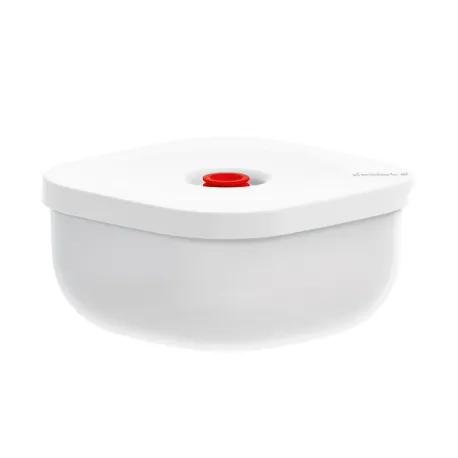 Contenitore sottovuoto basso 'M' bianco - Guzzini