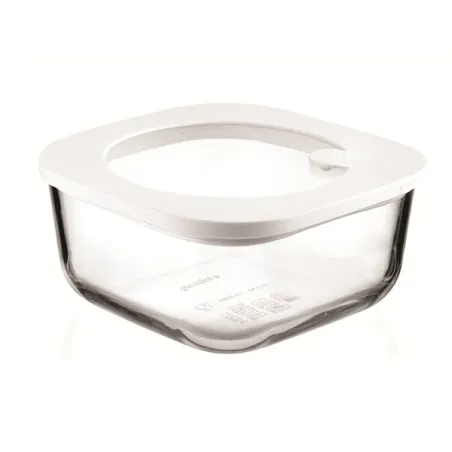 Contenitore ermetico in vetro Cc.965 'food storage' bianco - Guzzini