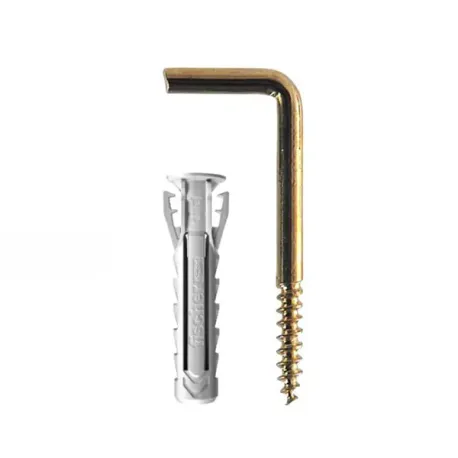 Rampino vite ottone 4x20 con tassello fischer pezzi 10