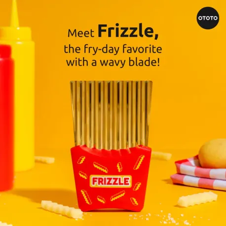 Frizzle, Tagliatore rigido increspato per decorazioni - Ototo