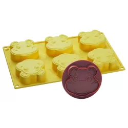Stampo per gelato biscotto Ippopotamo Pippo - Pavoni