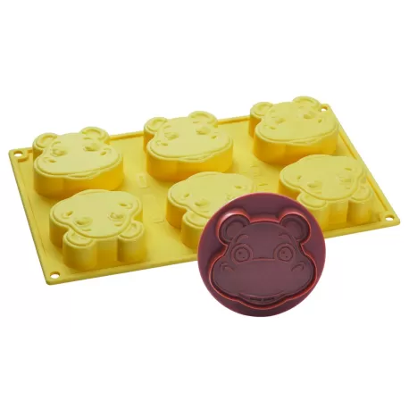 Stampo per gelato biscotto Ippopotamo Pippo - Pavoni