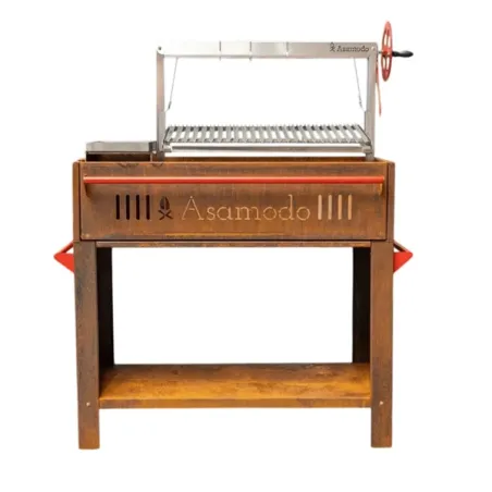 Barbecue Brasa Grill in corten - Asamodo