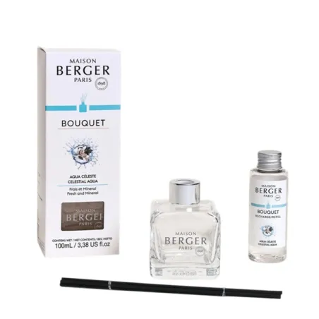 Bouquet Parfumé Cube Aqua Céleste / Acqua Celeste 500 ml. - Lampe Berger