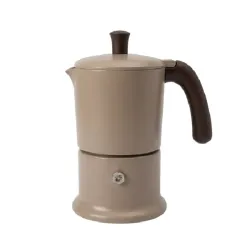 Angelina, Caffettiera per induzione da 6 tazze - Oro - Made in Italy - Angelina