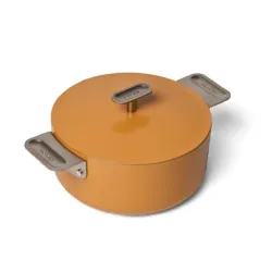 151 Giallo, Casseruola con coperchio Cm.20 - Moneta