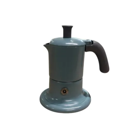 Angelina, Caffettiera per induzione da 1 tazza - Azzurro - Made in Italy - Angelina