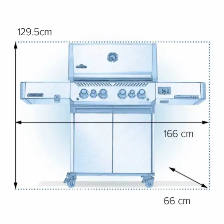 Barbecue a gas, Prestige 500 - P500VXRSIBPSS-IT - Napoleon