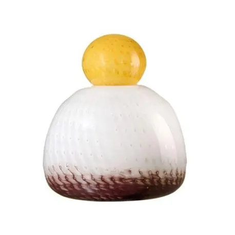 Vaso basso Cm. 20x25 h. - L'oca Nera