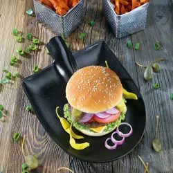 Piatto da bistecca/portata tondo "Worker" Cm.25x18x4 - Zassenhaus 2