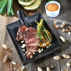 Piatto da bistecca/portata rettangolare "Worker" Cm.25x18x4 - Zassenhaus 2