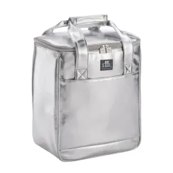 Borsa termica per 6 bottiglie Silver "Fun" Lt.18,5 Cm.30x18x35 - Be Cool