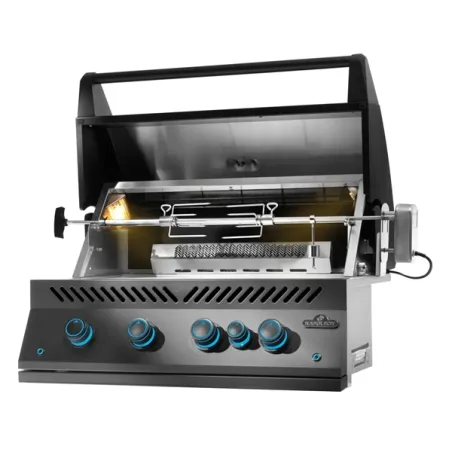 Barbecue a gas da incasso con girarrosto incluso, Built-In 700 Series 32 - BIG32RBPK-PHM - nero opaco - Napoleon