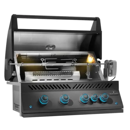 Barbecue a gas da incasso con girarrosto incluso, Built-In 700 Series 32 - BIG32RBPK-PHM - nero opaco - Napoleon
