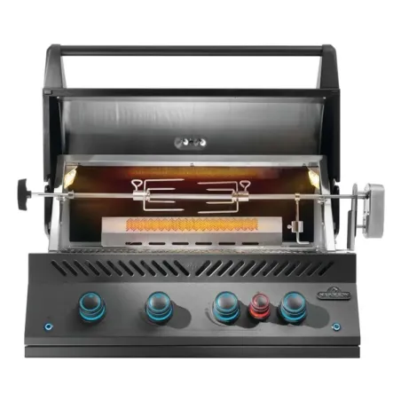 Barbecue a gas da incasso con girarrosto incluso, Built-In 700 Series 32 - BIG32RBPK-PHM - nero opaco - Napoleon
