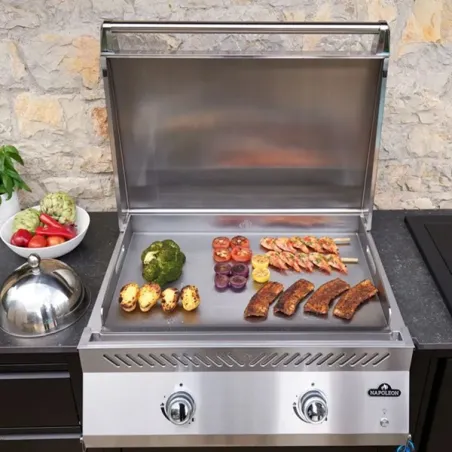 Piastra a gas da incasso, Built-In 700 Series 32 - BIG32FT-IT - in acciaio inox - Napoleon