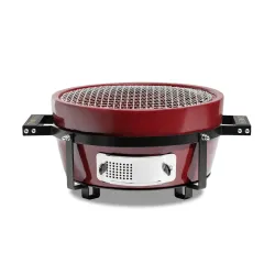 Barbecue a carbone in ceramica rotondo Red Royal Hibachi Evo - Kamado Bono