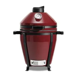 Barbecue kamado a carbone in ceramica, Red Royal Minimo Evo - Kamado Bono