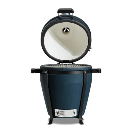 Barbecue kamado a carbone in ceramica, Blu Navy Matte Minimo Evo - Kamado Bono