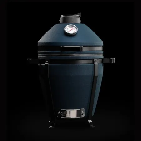 Barbecue kamado a carbone in ceramica, Blu Navy Matte Minimo Evo - Kamado Bono