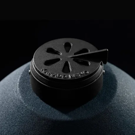 Barbecue kamado a carbone in ceramica, Blu Navy Matte Minimo Evo - Kamado Bono