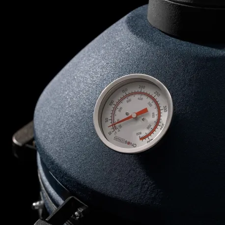 Barbecue kamado a carbone in ceramica, Blu Navy Matte Minimo Evo - Kamado Bono