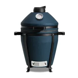 Barbecue kamado a carbone in ceramica, Blu Navy Matte Minimo Evo - Kamado Bono