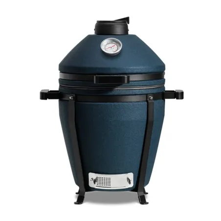 Barbecue kamado a carbone in ceramica, Blu Navy Matte Minimo Evo - Kamado Bono