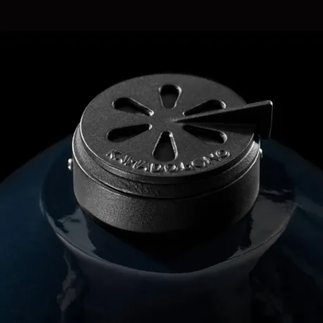 Barbecue kamado a carbone in ceramica, Blu Navy Minimo Evo - Kamado Bono