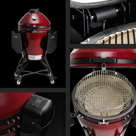 Barbecue kamado a carbone in ceramica, Red Royal Media Evo - Kamado Bono
